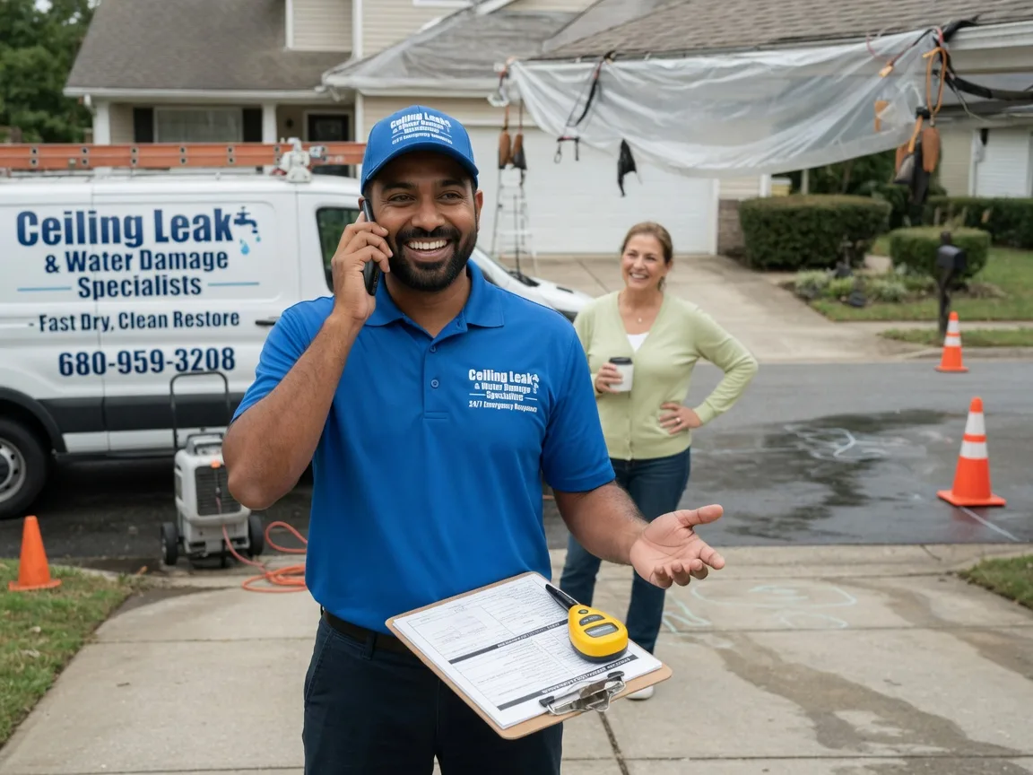 Ceiling Leak Cleanup Kelayres, PA FAQs